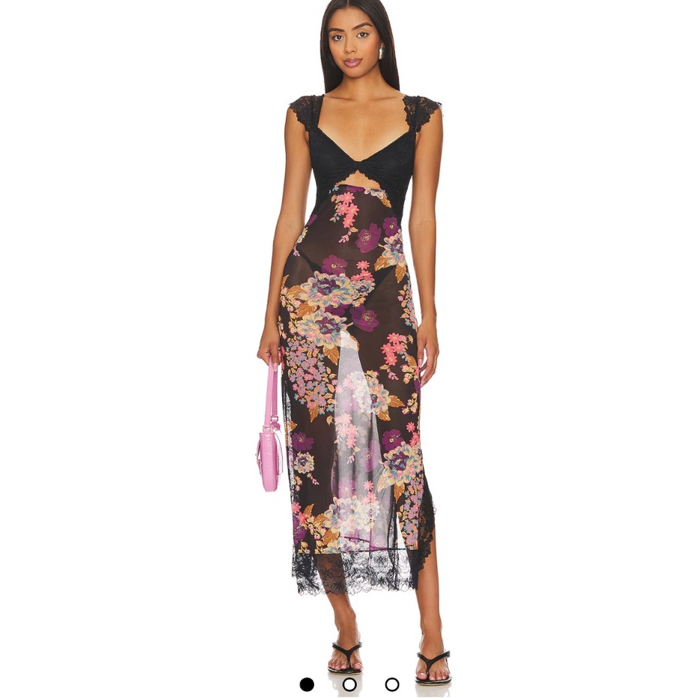x Intimately FP Suddenly Fine Maxi Slip Dress NWT